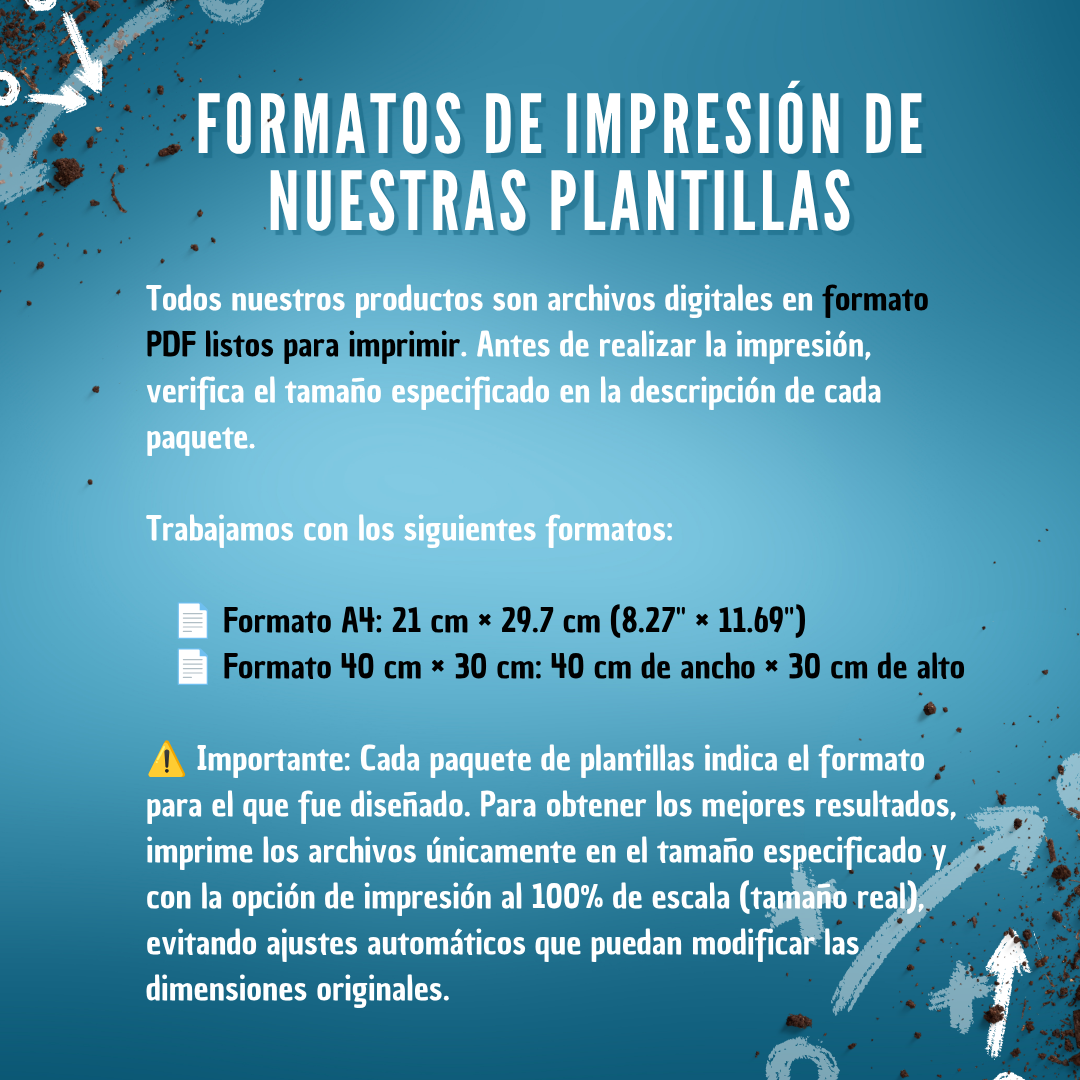 Plantillas con estampas mundialistas de los GOATS
